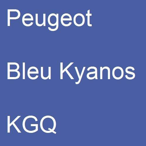 Peugeot, Bleu Kyanos, KGQ.